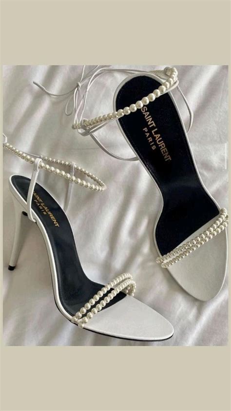 saint laurent bridal shoes